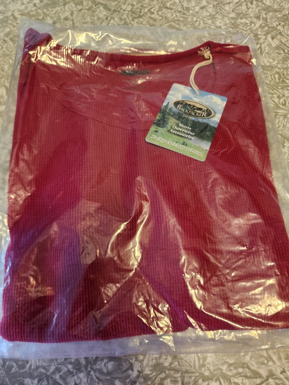 Backpacker Women's Long Sleeve Thermal Top — Red
